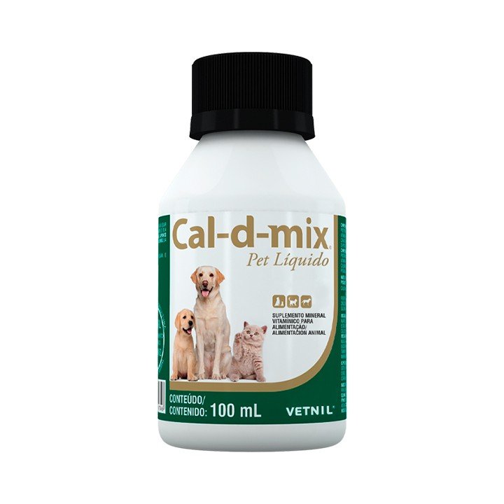 Cal-D-Mix Pet Liquido 100mL