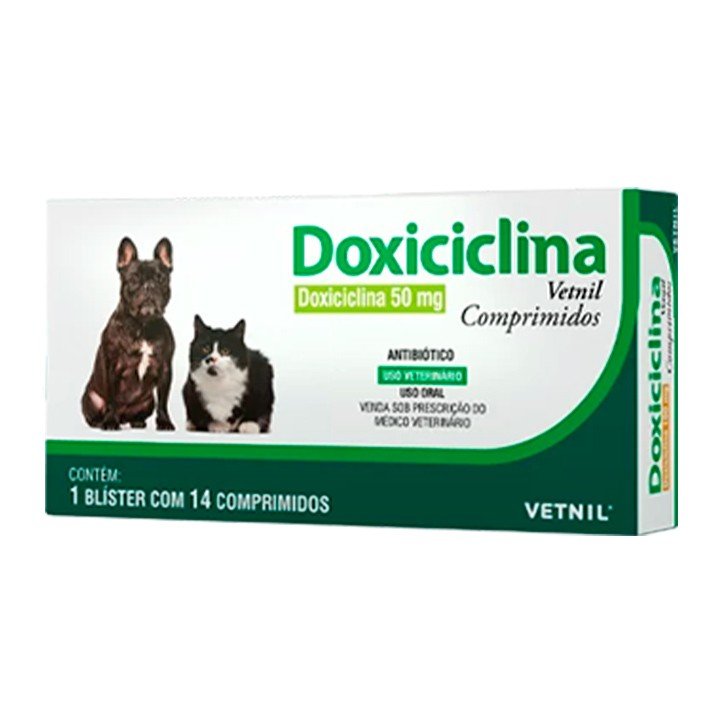 Doxiciclina Vetnil 50mg 14 Comprimidos