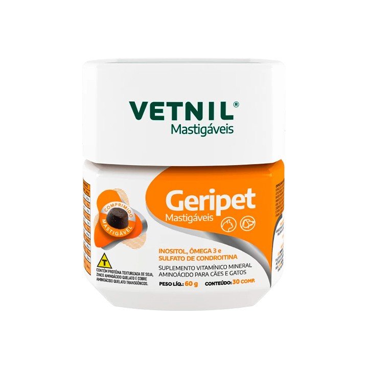 Geripet Mastigáveis 30 Comprimidos
