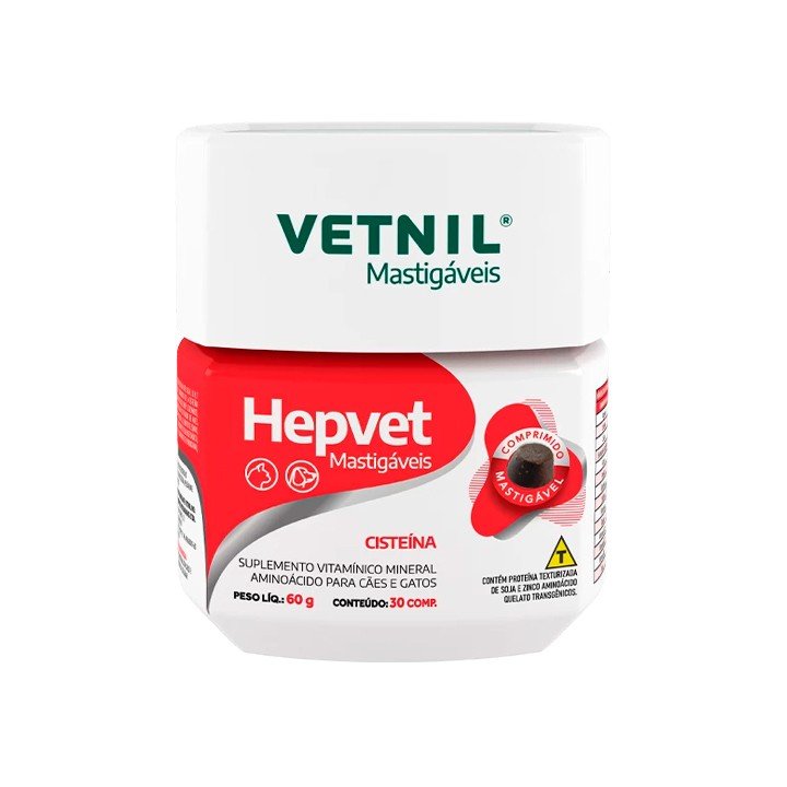 Hepvet Mastigáveis 30 Comprimidos