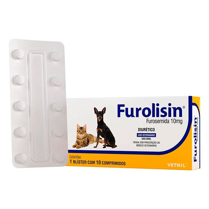 Furolisin 10mg 10 Comprimidos