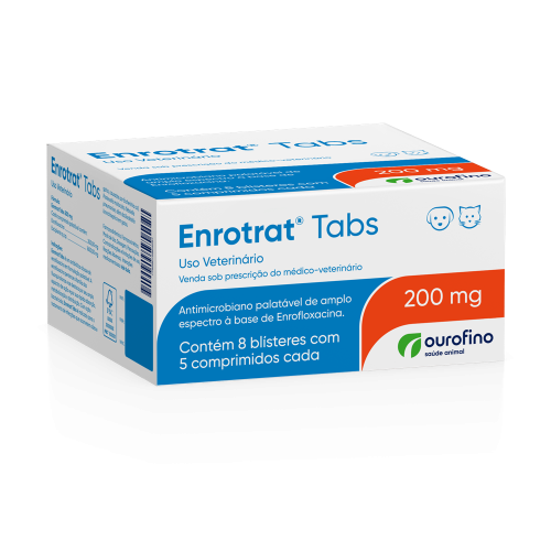 Enrotrat Tabs Display 200mg 8 X 5 comprimidos