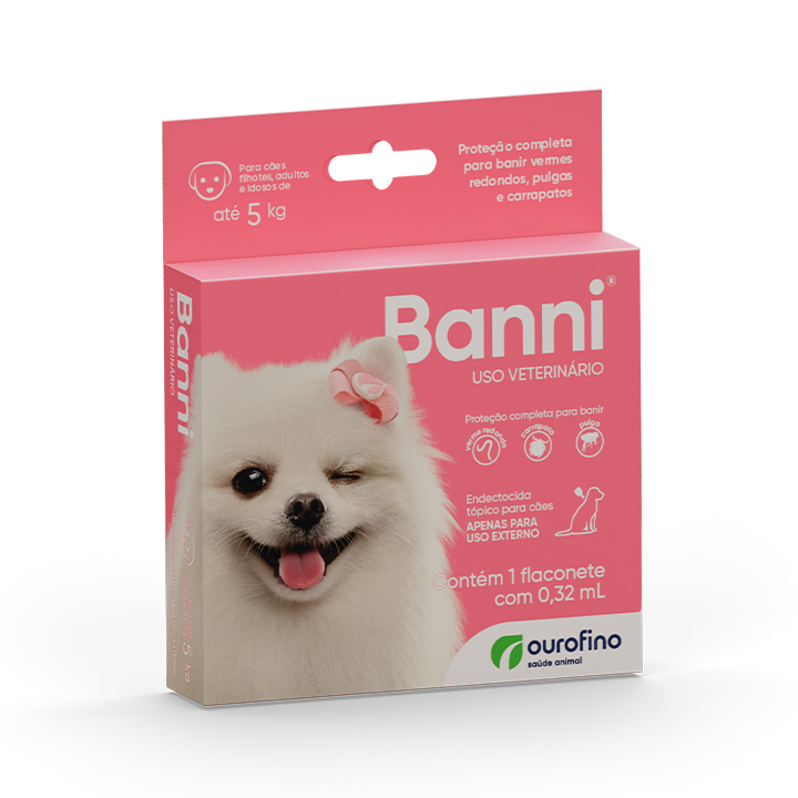 Banni Cães até 5kg - 0,32mL
