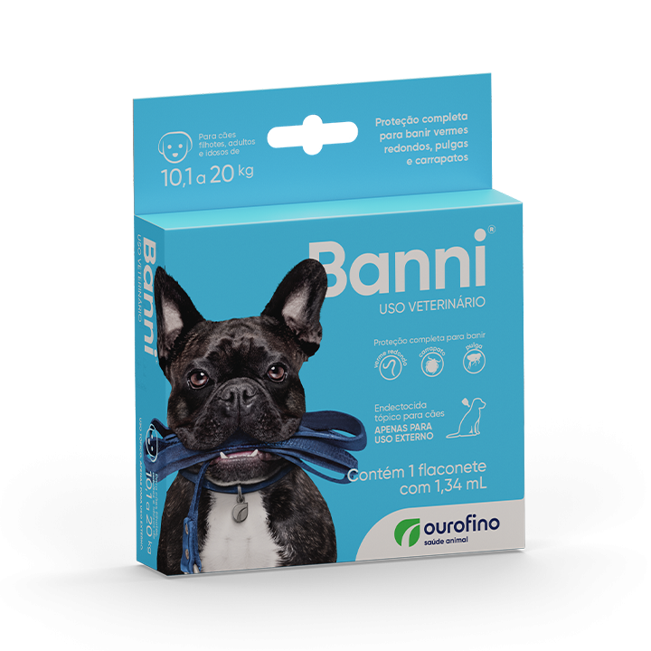 Banni Cães 10,1kg até 20kg - 1,34mL