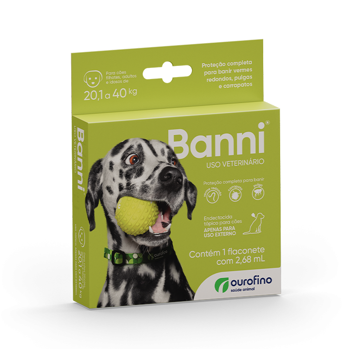 Banni Cães 20,1kg até 40kg - 2,68mL