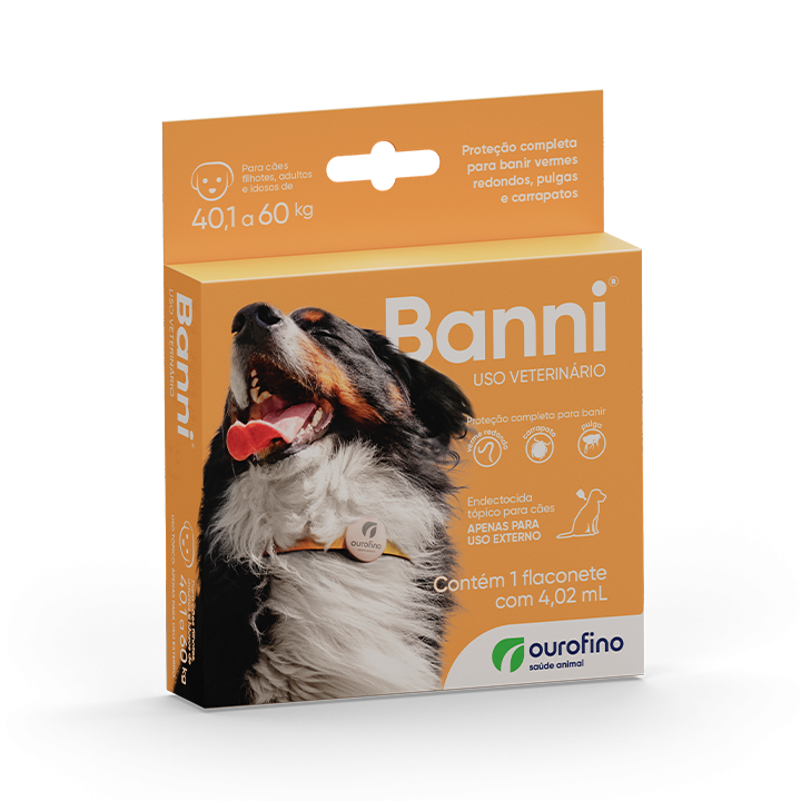 Banni Cães 40,1kg até 60kg - 4,02mL