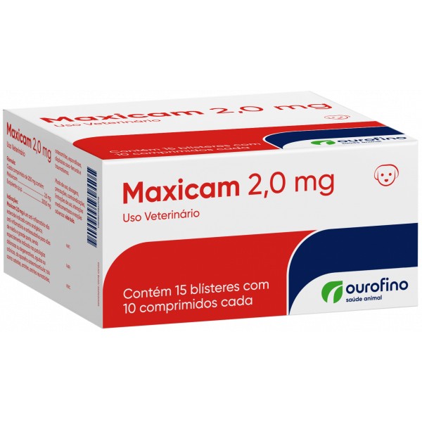MAXICAM DIPY 2,0 MG 15 BLISTER C/ 10 COMPRIMIDOS