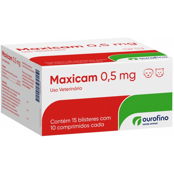 MAXICAM DIPY 0,5 MG 15 BLISTER C/ 10 COMPRIMIDOS