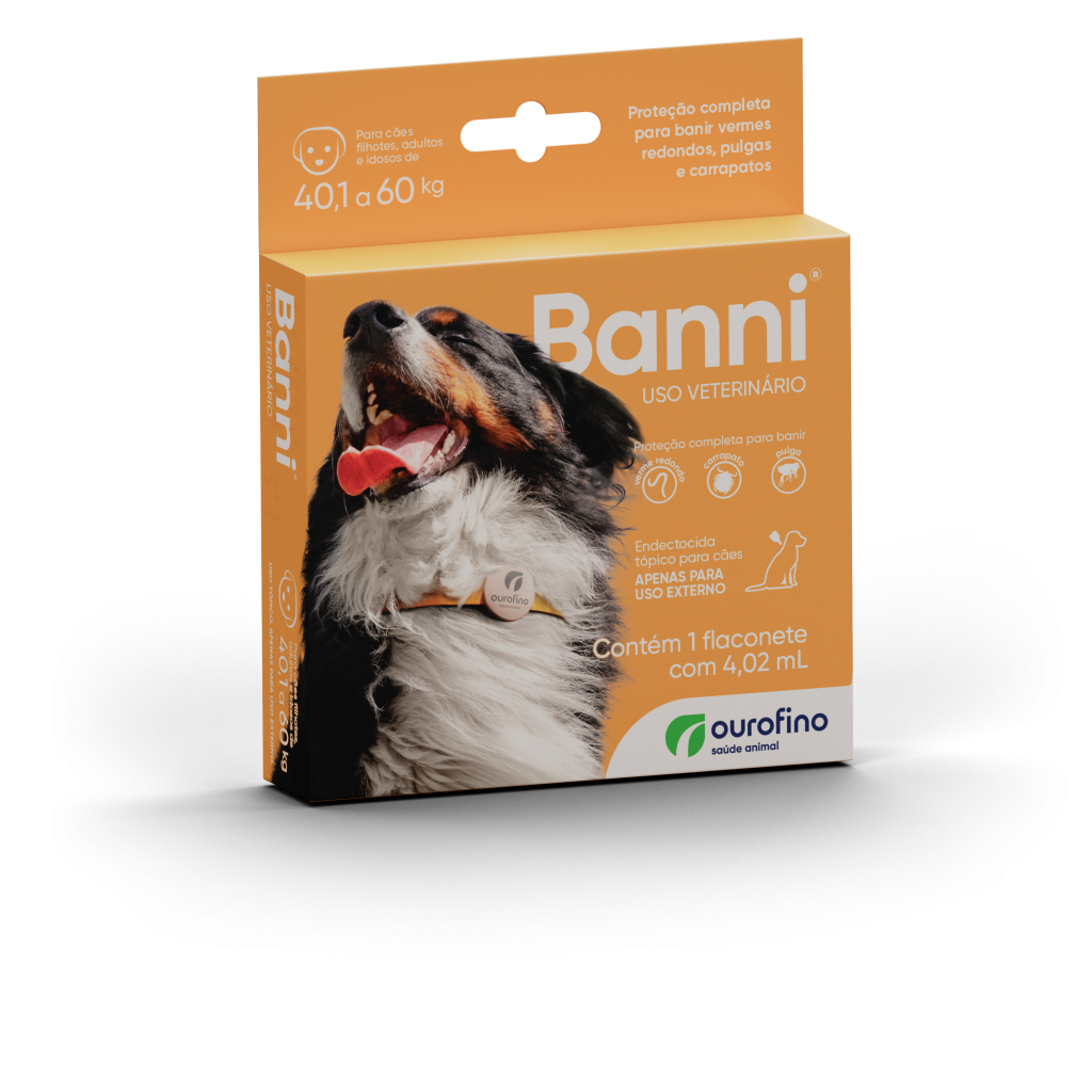 Banni Cães 40,1kg até 60kg - 4,02mL