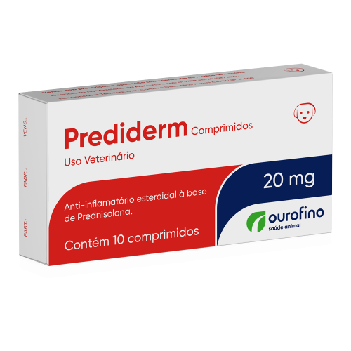 Prediderm 20 mg - 10 comprimidos