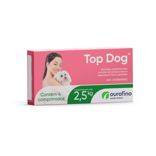 Top Dog 2,5 kg - 4 Comprimidos