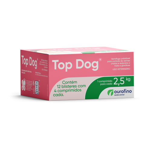 Top Dog 2,5 kg Display - 12 x 4 Comprimidos