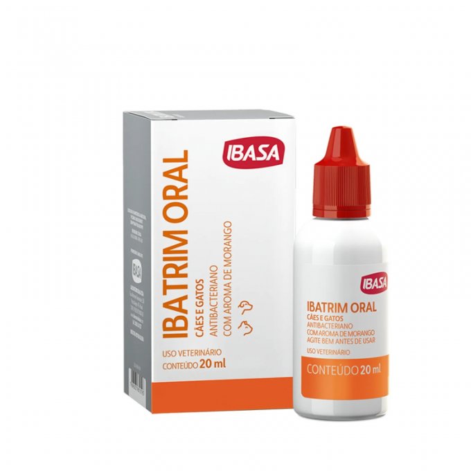 IBATRIM ORAL CAES E GATOS IBASA 20 ML
