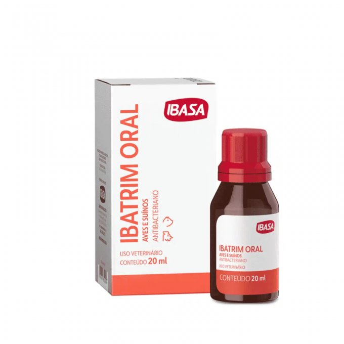 IBATRIM ORAL AVES E SUINOS IBASA 20 ML
