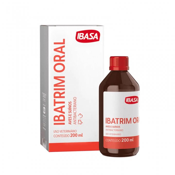 IBATRIM ORAL AVES E SUINOS IBASA 200 ML