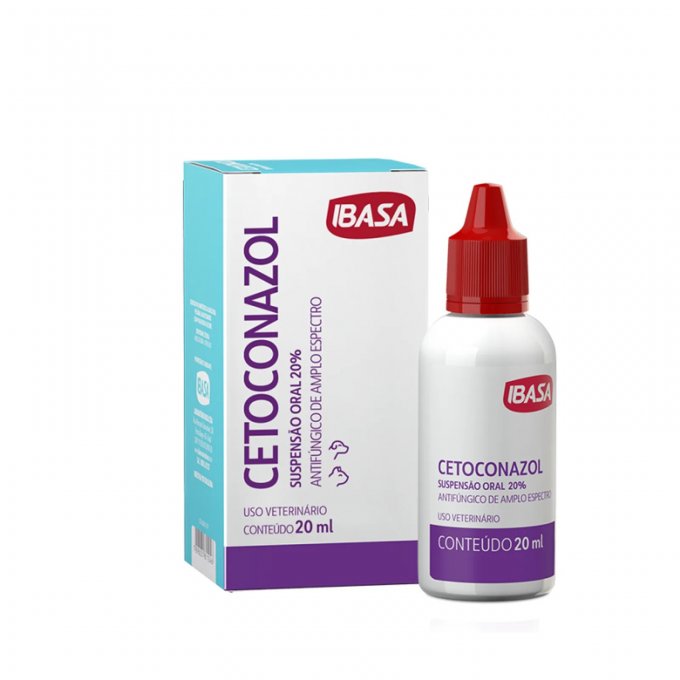 CETOCONAZOL SUSPENSAO ORAL 20% IBASA 20 ML