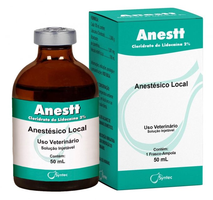 ANESTT CLORIDRATO DE LIDOCAINA 2% 50 ML