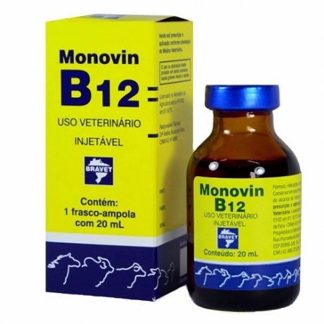MONOVIN B12 INJETAVEL 20 ML