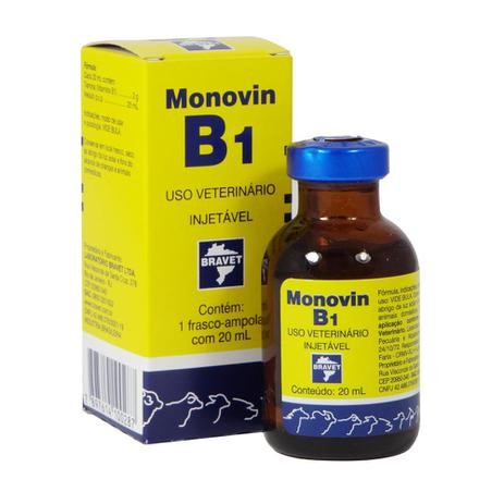 MONOVIN B1 INJETAVEL 20 ML