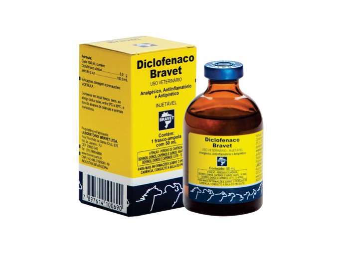 DICLOFENACO INJETAVEL 50 ML BRAVET