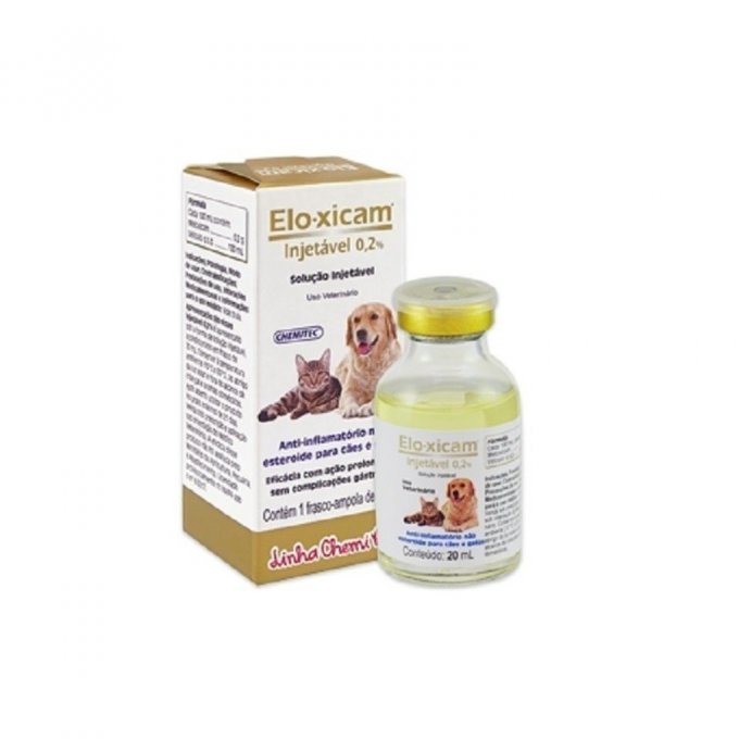 ELO-XICAM INJETAVEL 0,2% 20 ML