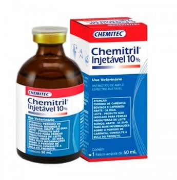 CHEMITRIL INJETAVEL 10% 50 ML