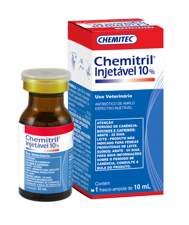 CHEMITRIL INJETAVEL 10% 10 ML
