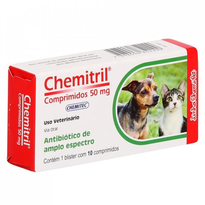 CHEMITRIL 50 MG COM 10 COMPRIMIDOS