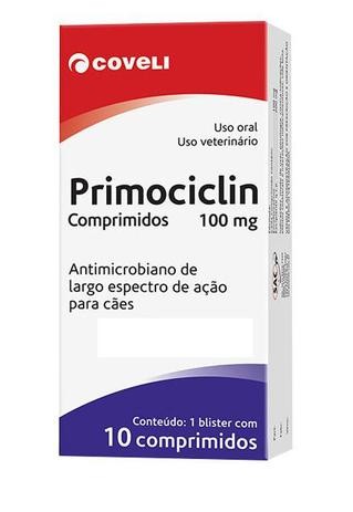 PRIMOCICLIN 100 MG COM 10 COMPRIMIDOS