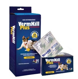VERMKILL DISPLAY 12 BLISTES 4 COMPRIMIDOS 600 MG