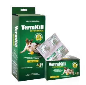 VERMKILL DISPLAY 12 UNIDADES X 4 COMPRIMIDOS 600 MG