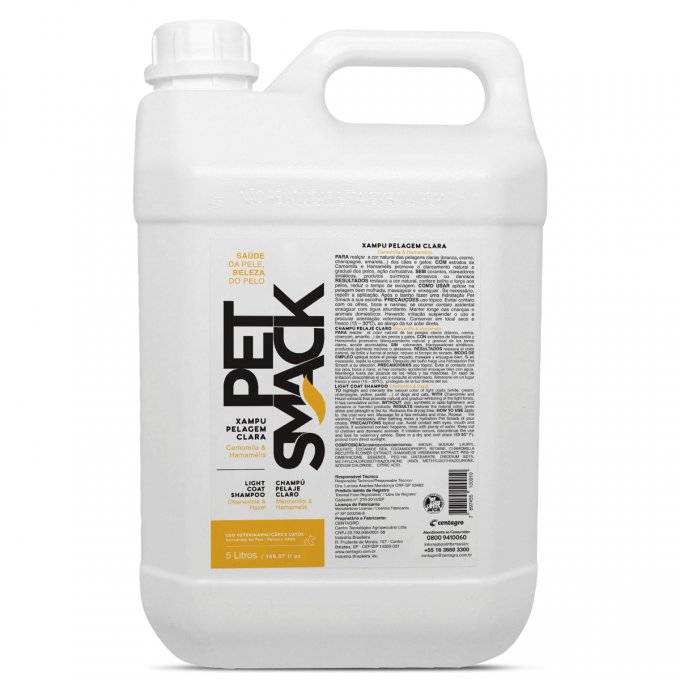 PET SMACK PELAGEM CLARA 5 L