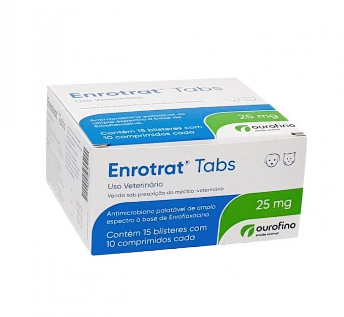 ENROTRAT TABS DIPY 25 MG 15 X 10 COMPRIMIDOS