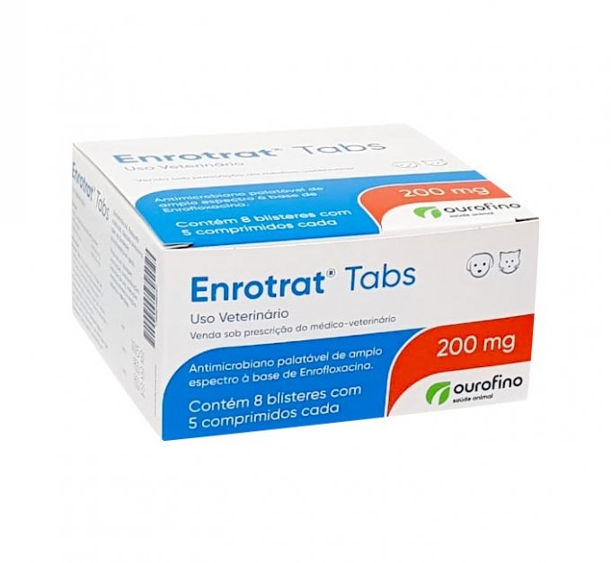 ENROTRAT TABS DIPY 200 MG 8 X 5 COMPRIMIDOS