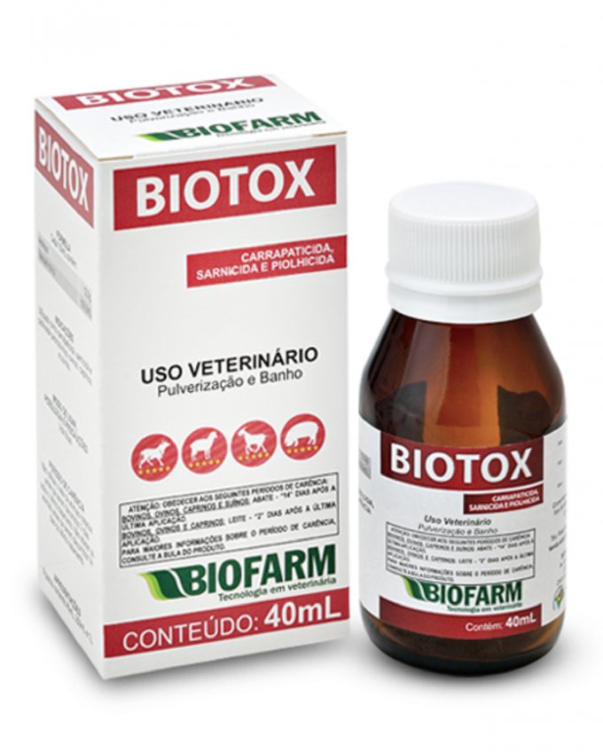 BIOTOX PULVERIZACAO E BANHO 40 ML
