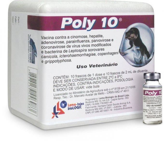 VACINA POLY 10 BASICA 10X1 DOSE