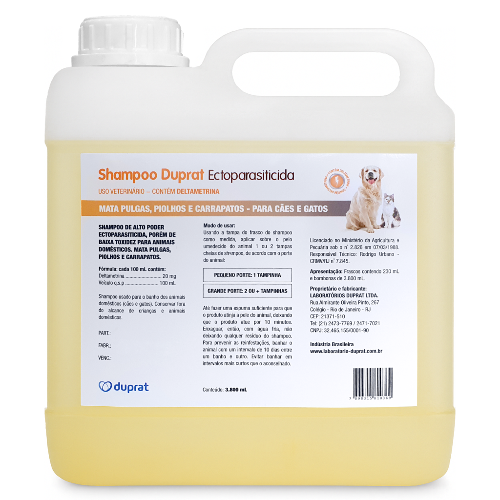Shampoo Ectoparasita Duprat 3800mL