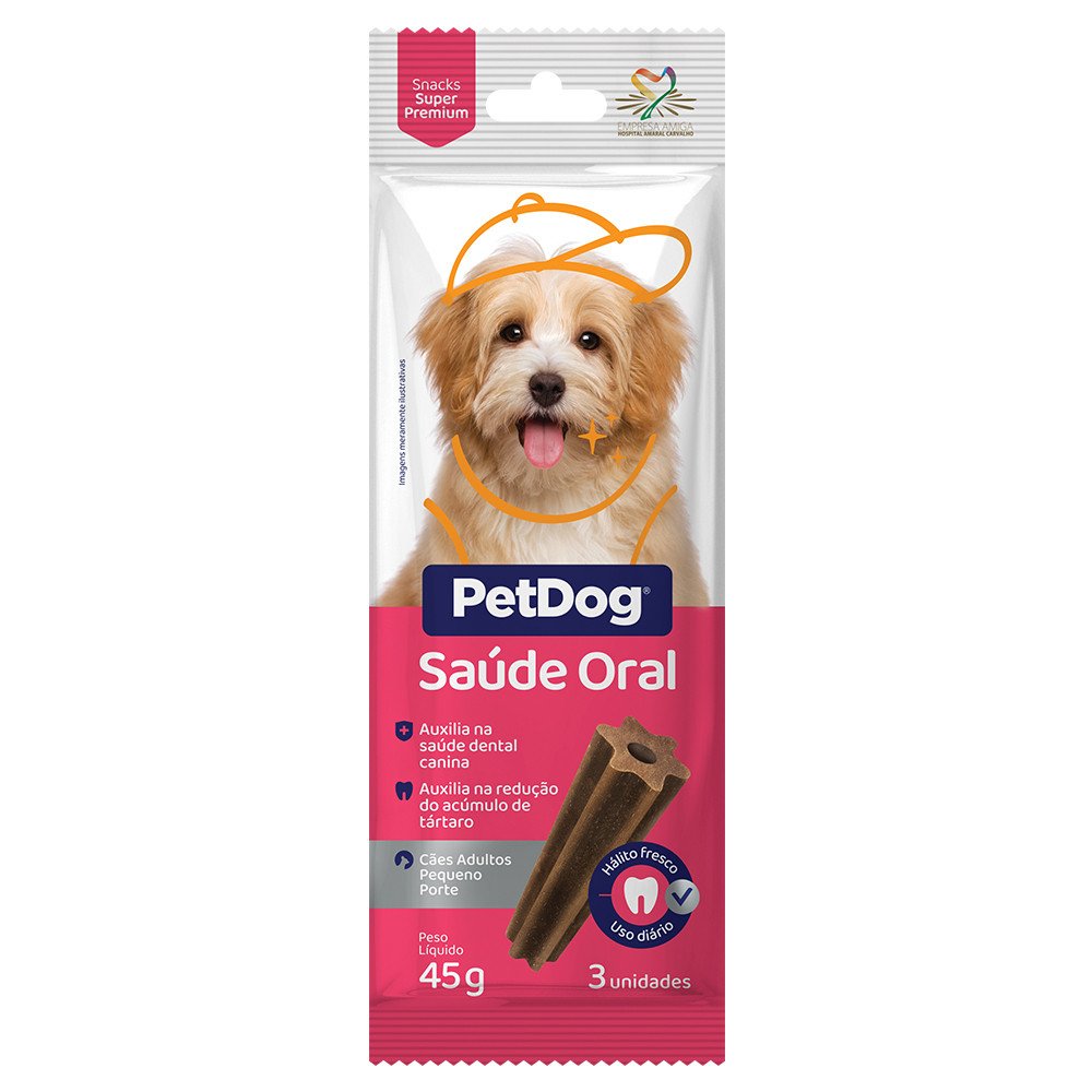 PETDOG SAUDE ORAL PEQUENO PORTE 45G
