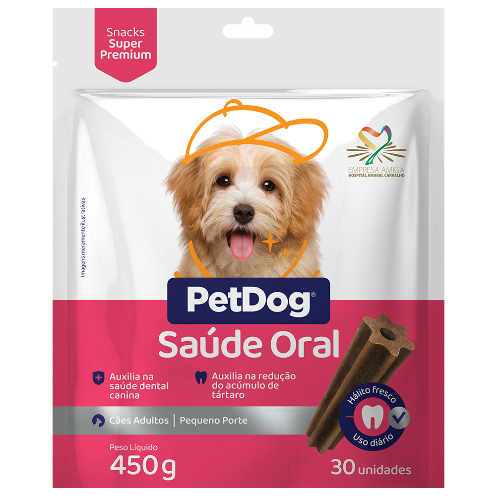 PETDOG SAUDE ORAL PEQUENO PORTE 450G