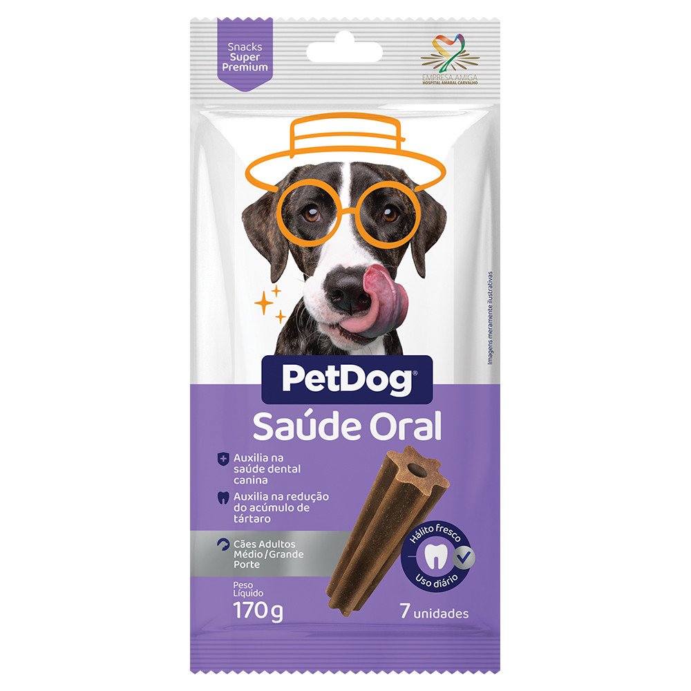 PETDOG SAUDE ORAL MEDIO/GRANDE 170G