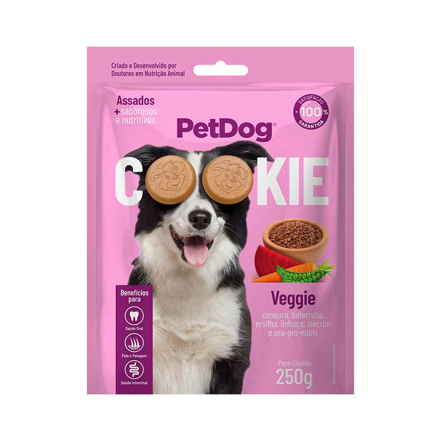 PETDOG COOKIE VEGGIE 250G