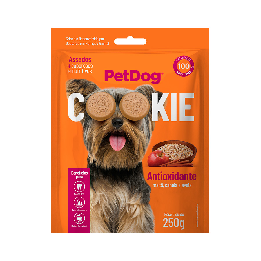 PETDOG COOKIE ANTIOXIDANTE 250G