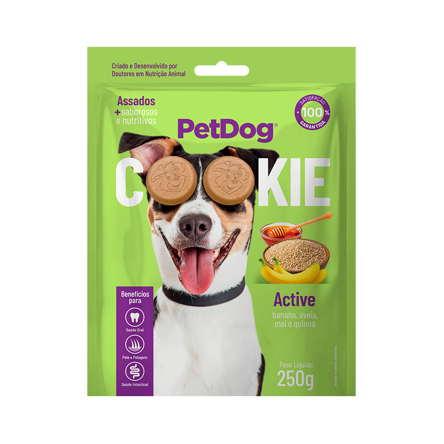 PETDOG COOKIE ACTIVE 250G
