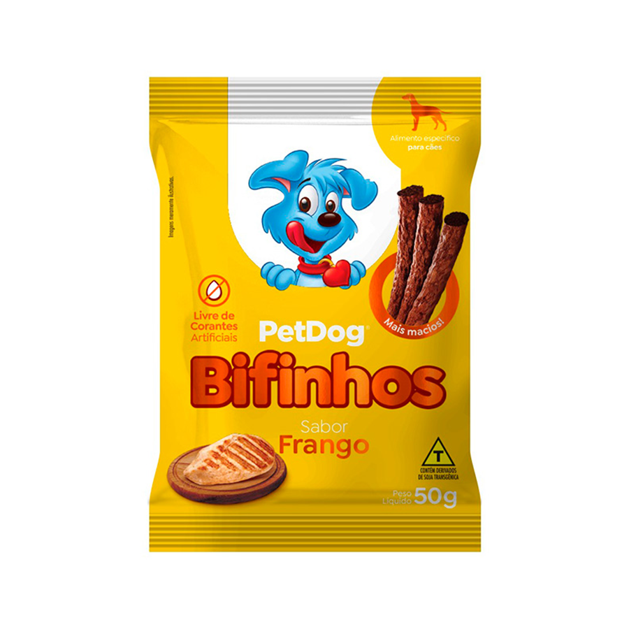 BIFINHO PETDOG FRANGO 50G