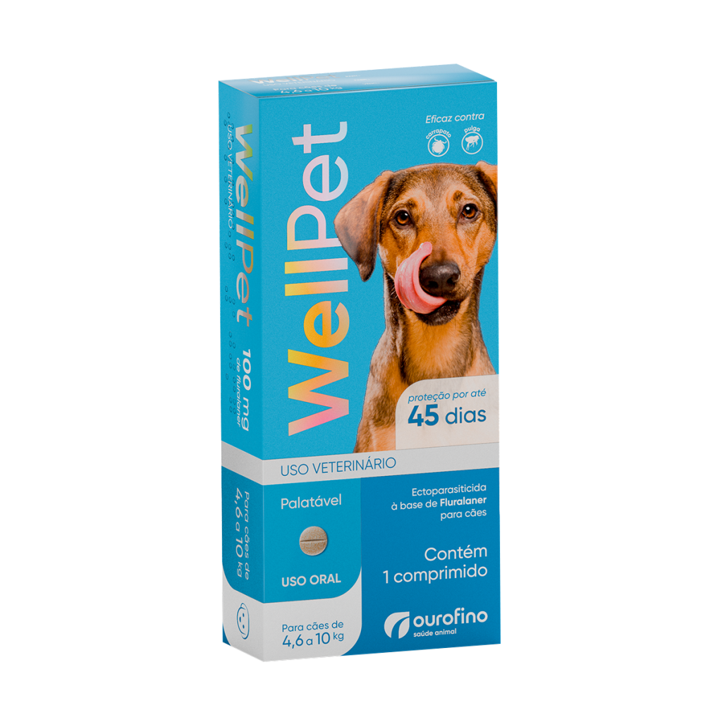 WellPet 100MG - 4,6 A 10KG