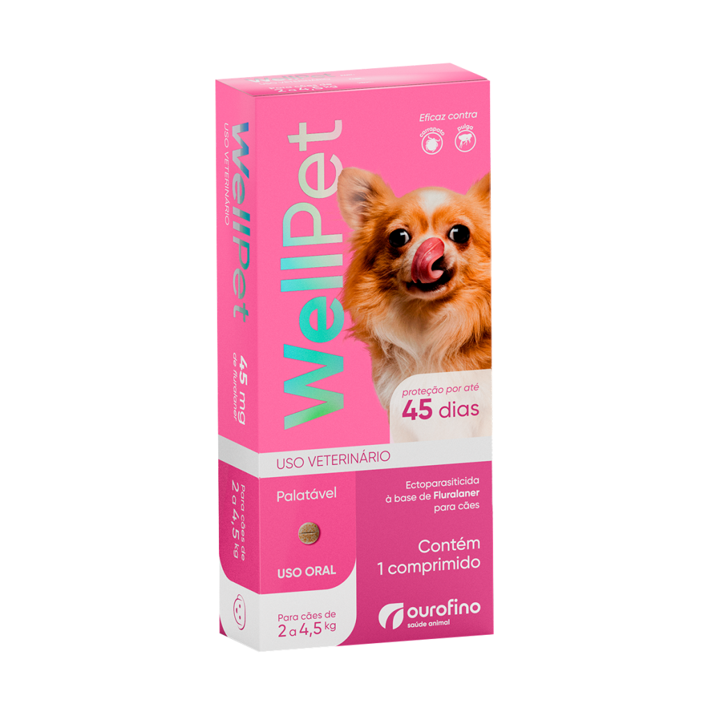 WellPet 45MG - 2 A 4,5KG