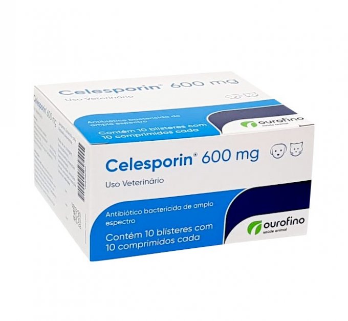 Celesporin Display 600mg 10 x 10 Comprimidos