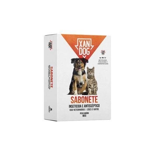 XANDOG SABONETE INSETICIDA E ANTISSEPTICO 80 G