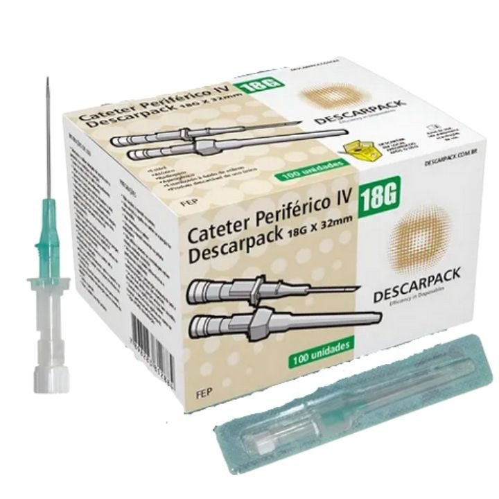 CATETER INTRA VENOSO 18G (VERDE)