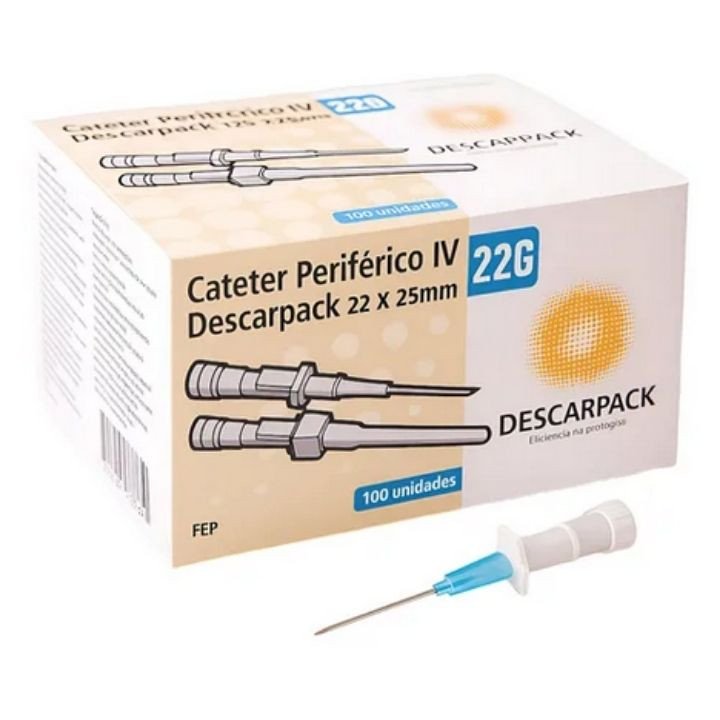 CATETER INTRA VENOSO 22G (AZUL)